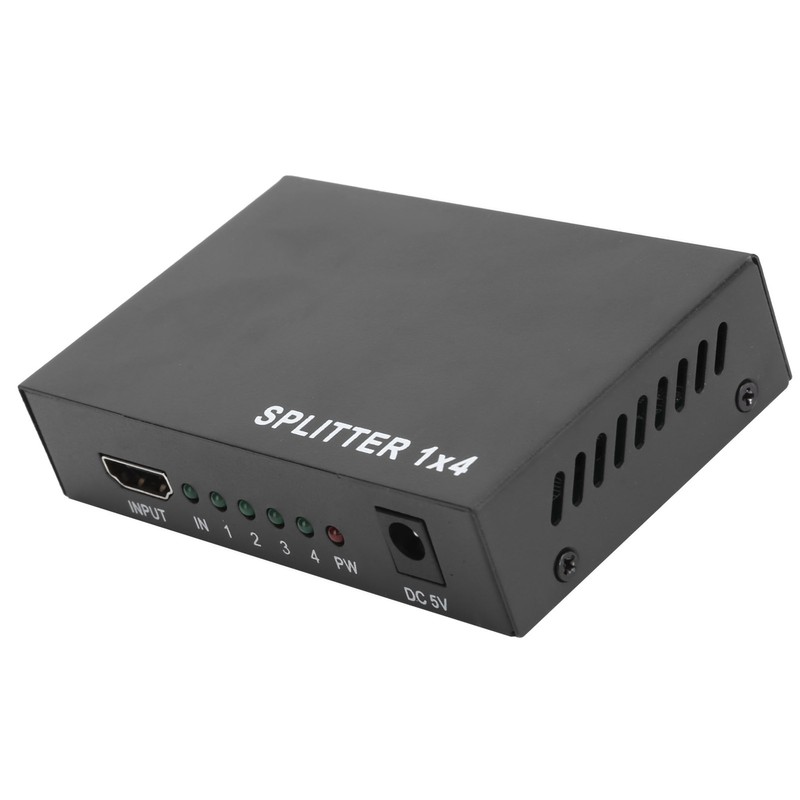 High Definition Multimedia Interface Splitter 3D 1080P 1‑in‑4‑out Amplifier