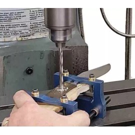 Jantz Perpendicular Drilling Fixture - DRILL EASY STRAIGHT HOLES Knife Makers Vise