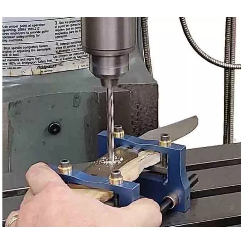 Jantz Perpendicular Drilling Fixture - DRILL EASY STRAIGHT HOLES Knife