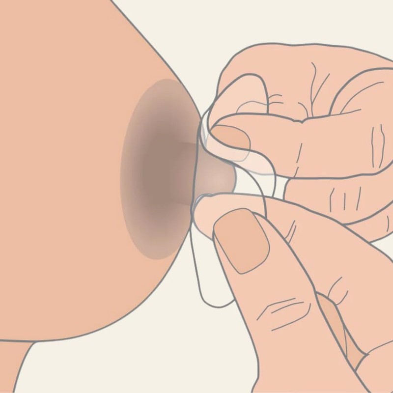 Breastfeeding Nipple Shield – Soft Silicone Contact Shield for Flat