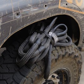 4x4 Colorado 30ft Kinetic Recovery Rope 3/4", 18,260lb MBS, Heavy Duty Tow Rope for Offroad SUV, Truck, Car