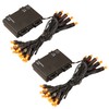 Lumabase 66202 Battery Operated LED Mini String Lights, Orange