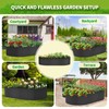2 Pack Fabric Raised Garden Bed 6FTx3FTx1FT Plant Grow Bags
