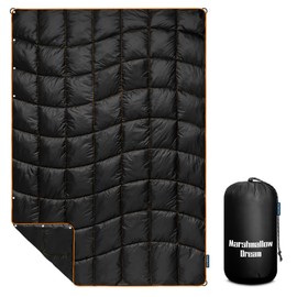 marshmallow dream Camping Blanket, Packable Puffy Blanket Down Alternative Blanket Lightweight Windproof Resistant for Outdoors,Hiking, Backpacking,Beach,Car,Picnic,Stadium 39x55in