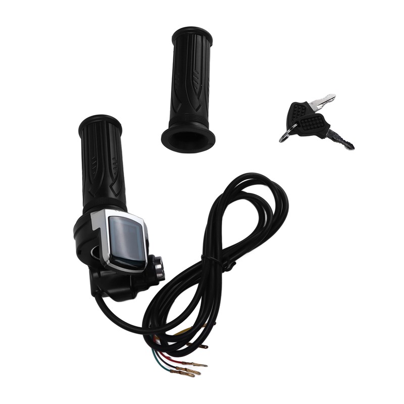 24V HalfTwist Throttle Grip LED Power Indicator with 2 Keys