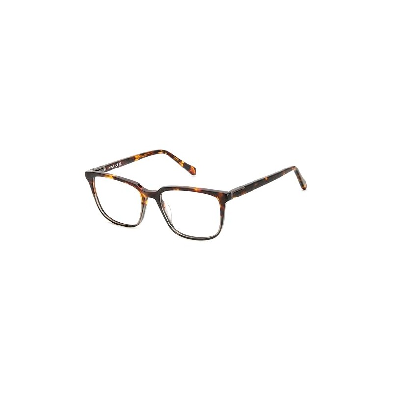 FOSSIL Men's Square Plastic Glasses Frame (Model 107988) (Includes Glasses