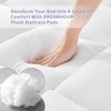 DREAMHOUR Full Size Mattress Pad Thick Breathable Mattress Topper Soft