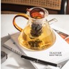 High Borosilicate Glass Teapot (600ML AMBER)
