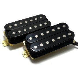 Dragonfire Seven String Humbuckers ~ Screamer Set or Individual Pickup Choice - Humbucker Set: Bridge + Neck, Black