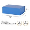 MUMUPACK Blue Gift Box,10x7.3x3.5 Gift Boxes With Lids For Presents