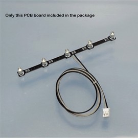 LICHIFIT Model Car Roof Spotlight PCB Board Lamp Panel Modification Part for Tamiya 1/14 Scania 770S 6×4 56368 RC Car Accessories