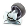 Set of 4 x Heavy Duty 50mm Grey Solid 360