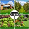 Qualirey 3 Pack Solar Ultrasonic Animal Repeller Outdoor Waterproof Cat