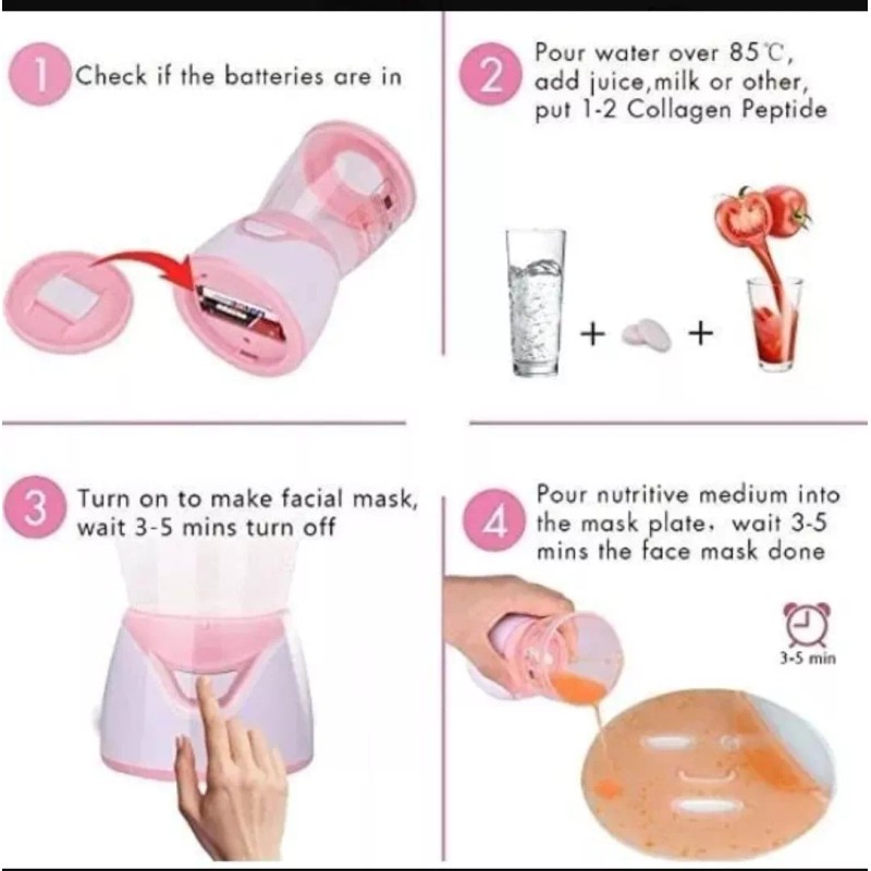 Importaciones sm Maquina Para Hacer Mascarillas Naturales Mini