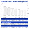 ATLEMISME Empty Vegan Capsules Size 3 - Vegan Capsules Empty