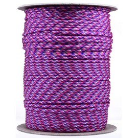 Bored Paracord - 1', 10', 25', 50', 100' Hanks & 250', 1000' Spools of Parachute 550 Cord Type III 7 Strand Paracord Well Over 300 Colors - Country Girl - 50 Feet