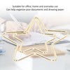 Gold Paper Clips, 100pcs Langlebige Metall rostfeste goldene, Niedliche Büroklammern,