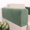 BESPORTBLE 2pcs Universal Elastic Sofa Armrest Covers, Stretchable Polyester Couch