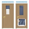 RYB HOME Classroom Door Window Cover, Blackout Shades for Classroom