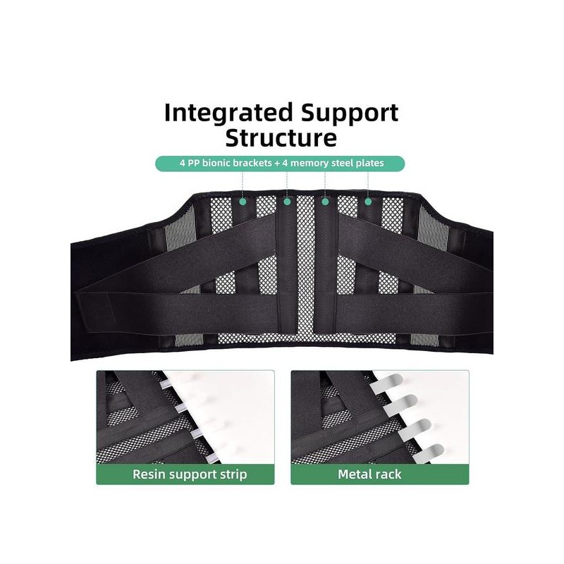 UltraThin Breathable AllDay Comfortable Adjustable Back Belt Medium Posture Men