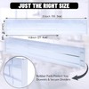 Adjustable Clear Drawer Dividers for Clothing and Utensils – Expandable