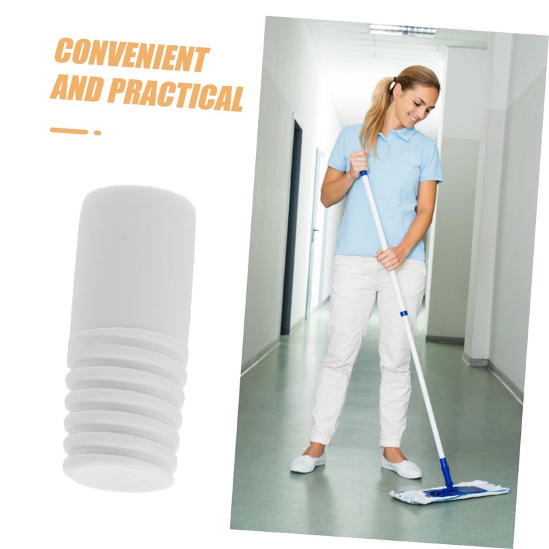 Ipetboom 20pcs Threaded Mop Rod Replacement Adapter Durable Extension Pole