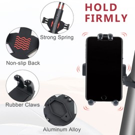 MOMI RAC GP UTV Phone Mount - 360° Adjustable Heavy Duty Phone Holder Fit for 1.75-2 Inch UTV Roll Bar Compatible with Can-Am Maverick X3/ RZR/Ranger/Talon Pioneer 1000 for 4.0"-7.2" Cell Phone