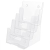 BELLE VOUS Multi-Tier Acrylic Literature Holder - 4 x A5