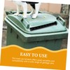 MAGICLULU 4Pcs Wheeled Bin Lid Lock for Outdoor Trash Cans