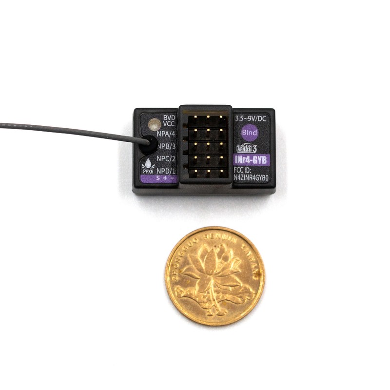 Flysky Remote Control Noble NB4 Gyro Receiver 4 Channels INr4
