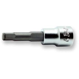 Koken 3/8 (9.5 mm) SQ. Hex Bit Socket, Total Length: 2.4 inches (62 mm), 0.4 inches (9 mm), 3010M.62-9