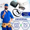 Monteral Washing Machine Drain Adapter and Double Connection Y-Distributor for