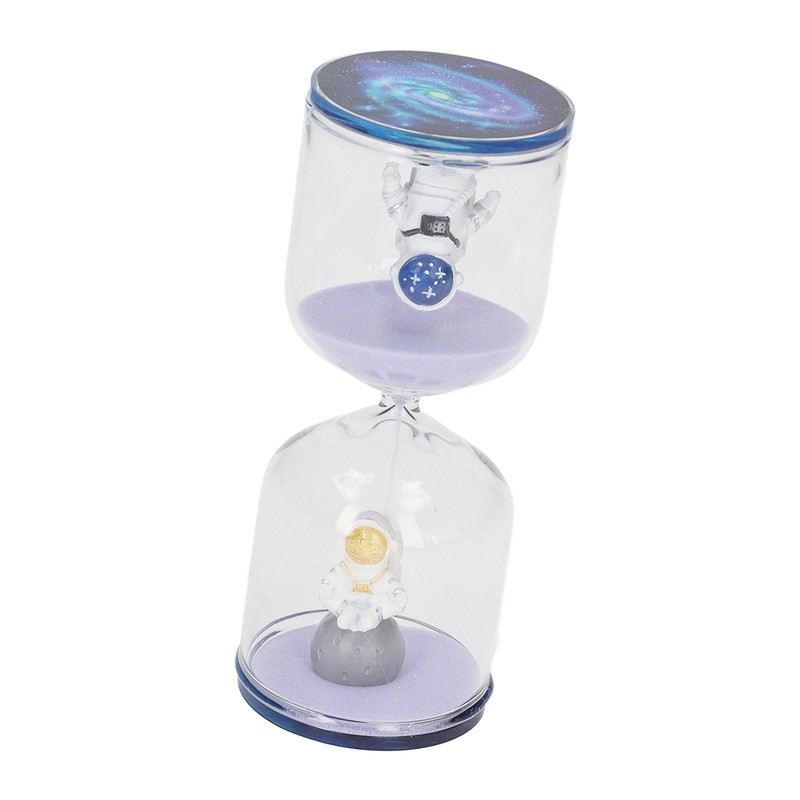 Decorative Sand Timer Clock Space Man Educational Hourglass for Office