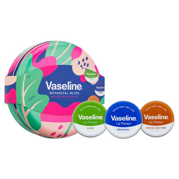 Vaseline Vaseline Luscious Lips Explorer Kit Gift Set with 3
