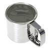 Städter 705005 Einhand- Mehlsieb Sieb, Antihaftbeschichtet, grau, 14 x 14