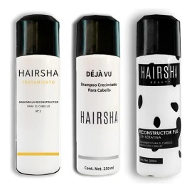 Kit Reparacion Total Cabello Mascarilla + Shampoo + Tratamie