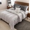 Vianney Funda De Duvet Valencia Gris Matrimonial/queen Size Vianney