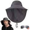 Sombrero de sol de ala Ancha, Gorro de Pesca Transpirable