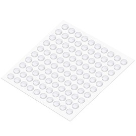 nuoshen 100 Stck Selbstklebend Trpuffer, 8MM Selbstklebend Elastikpuffer Transparent Schutzpuffer Gummipuffer Sto?f?nger Pads fr Trschr?nke und Schubladen