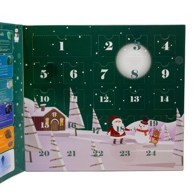 Crystal Advent Calendar 2024-25 days Crystal calendar - Crystals Advent