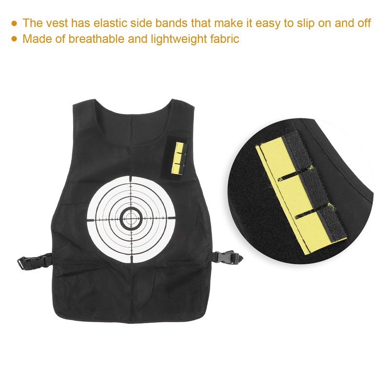 Double Sided Water Activated Target Vest Scoring Game Water Toys