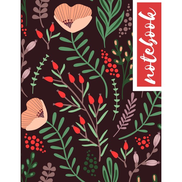 Notebook, 8.5" x 11", 150 Pages, College Ruled blank Notebook,