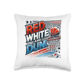 Camisetas Basketball Seleccion USA Evolution Basketball Goal Throw Pillow