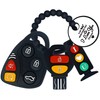 BIGSPINACH Baby Teething Keys Toys 6 to 12 Months,Gothic Car