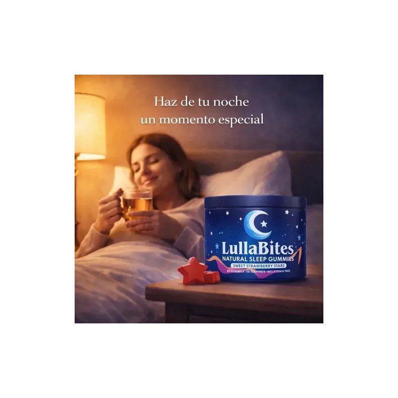 Gomitas Para Dormir Sin Melatonina Lullabites 60 Pzas