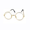 KBO13418 Glasses grandma/grandpa Gold without lenses