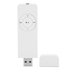 MP3 Player, Music Player with Lossless Sound, Supports Memory Card Expansion Up to 64 GB, for Walkman, Students, Running, Travel (White)