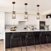 Biewalk Black Pendant Light Fixtures Modern Black Pendant Lighting Crystal