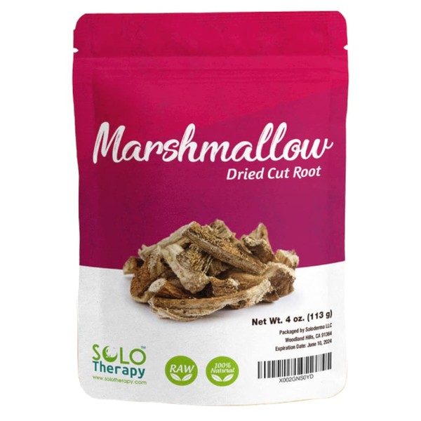 Marshmallow Dried Cut Root (Althea Officinalis) | Herbal Tea in Resealable Bag | 4 oz - 113g | Product from Croatia (4 oz)