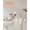 Feandrea Cat Tree with Litter Box Enclosure, 2-in-1 Modern Cat